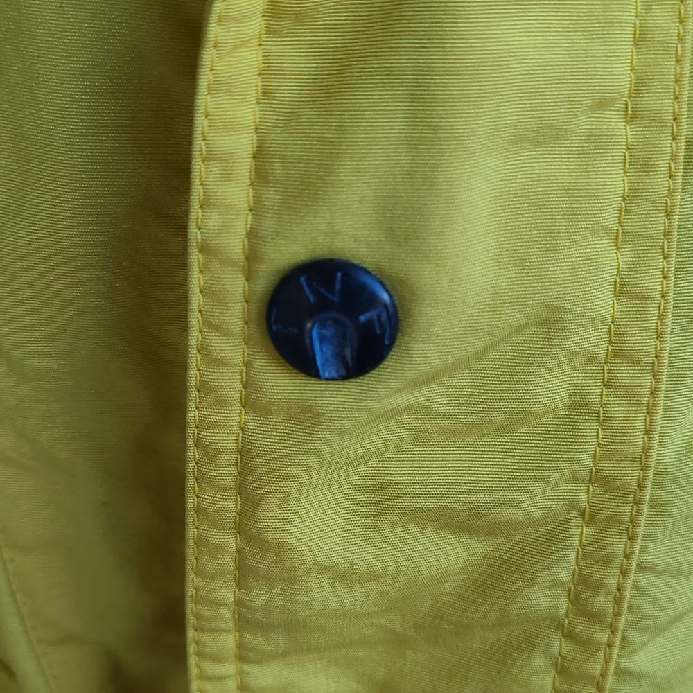 THE NORTH‎ FACE Yellow Black Nylon Mens Sz Large Jacket Coat 90s VTG TNF